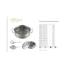 Double bottom binaural three grid composite bottom soup potshamisen Cooker