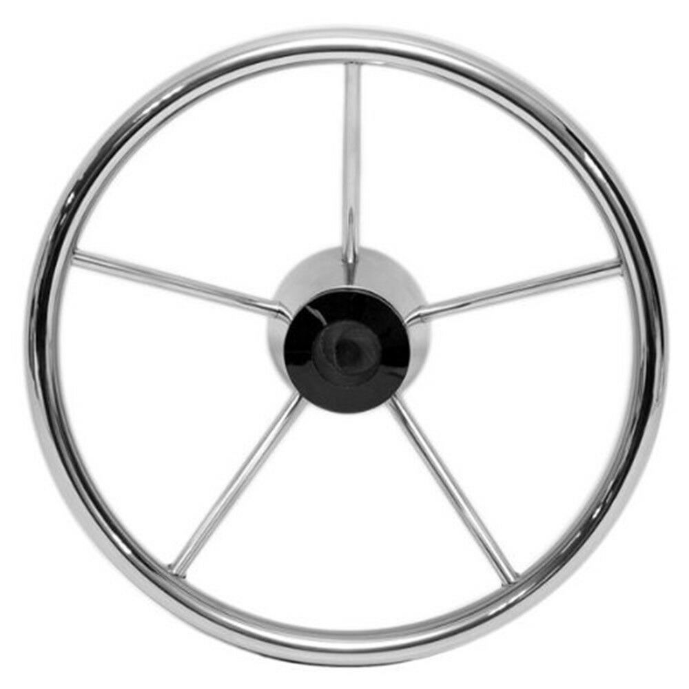 Stainless Steel Yacht Marine Steering Wheel 13-1/2