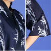 Unisex Sushi chef coat 3/4 Sleeve Kinomo Japanese Restaurant Uniform Jacket Ties