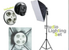 Photo Studio Light Set Photography Flash Lamp Holder Reflector Softbox Backdrops
