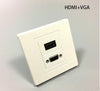 HDMI VGA Component Composite Audio Video Wall Face Plate Panel