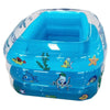 Inflatable Swimming Pool Square Transparent Children