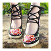 Vieux Beijing Chiffon Brodé Chaussures Classique