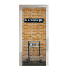Neuf 3d Diy PVC Imperméable Porte Autocollant Mural Station Plateforme Qd011