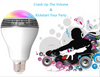 E27 3w Bluetooth Smart Led RGB Ampoule sans Fil avec Enceinte Audio Jouer