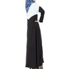 Muslim Long Dress Motley Splicing