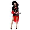 Halloween Pirata Mujer Refinamiento Disfraz Juego Uniforme Cosplay