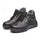 MENS' Work Safety Shoes Cow Leather Smash-proof Penetration-resistant high cut