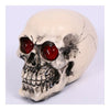 Tricky Toys Resin Glittery Skull Statue Human Skeleton Halloween    bareheaded s