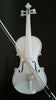 4/4 Size Natural Acoustic Violin Fiddle with Case Bow Rosin Pure White Color