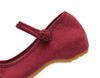 Women's Chinese Ethnic Embroidery  Flat Mary Jane Oxford Ballet shoes Solid
