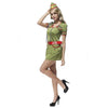 Marineblau Armeegrün Drillmaster Halloween Spiel Uniform Kostüm