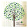 Big Tree Green Wallpaper Wall Sticker AY955