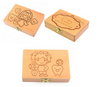 Baby Tooth Box Organiser Children Milk Teeth Preservation Wooden Box