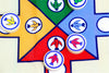Avion Échecs Classique Intelligence Jeu Chiffon à Pieds Famille Jeu Big Taille