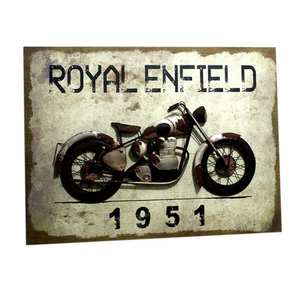 America Village Vintage Motorcycle Wall Hanging Decoration