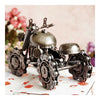 Vintage Autos Eisen Kette Schneemobil Modell Tisch Dekoration Schwarz
