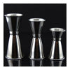 Medio 25-35cc Acero Inoxidable Onza Taza Medida con Enrollado Bordes