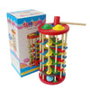 Bois Coloré Knock Boule Échelle Enfants Jouet