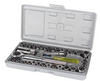 S.A.E & Metric 40 Pcs Socket Ratchet Wrench Set 1/4" 3/8" Drive Tools
