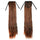 Manual Small Braid Horsetail Wig Coloful