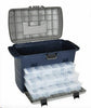 3 Drawer Fishing Tackle Box with Removable Trays with Random Colour
