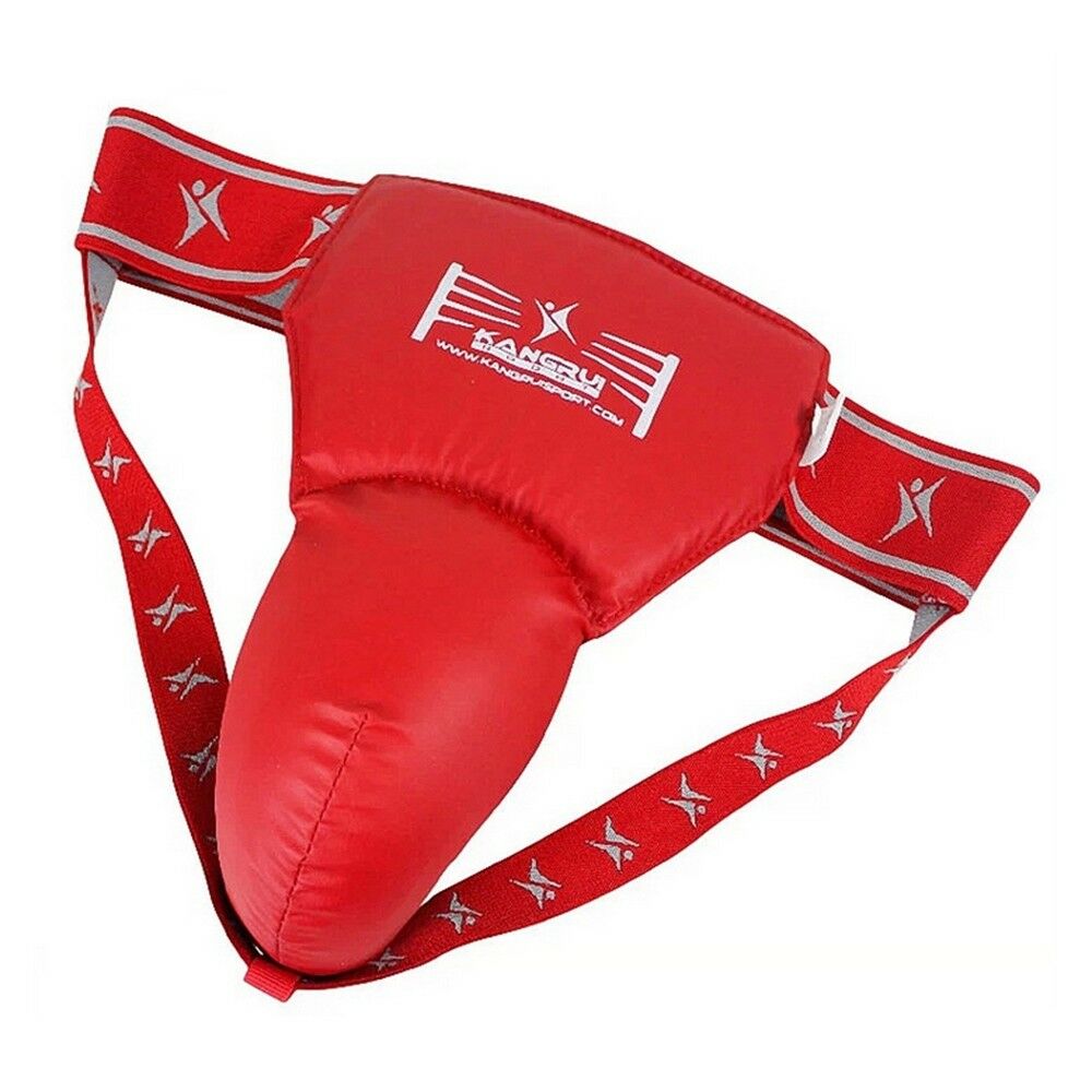 Boxing Free Combat Groin Guard red S