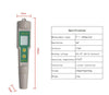 Orp Testeur Redox Eau Qualité Ph Dimensions Test Outil Orp Mètre
