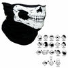 Crâne Demi Visage Bandana Squelette Ski Motard Masque de Paintball
