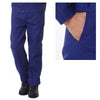Working Protective Gear Uniform Suit Canvas Garage  blue with yellow  170