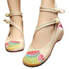 Old Beijing Cloth Embroidered Shoes Round Toe