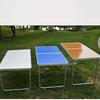 outdoor folded table aluminium alloy wooden folded table portable picnik table