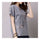 Loose Plus Size Cotton&Flax Casual Top T-shirt   grey
