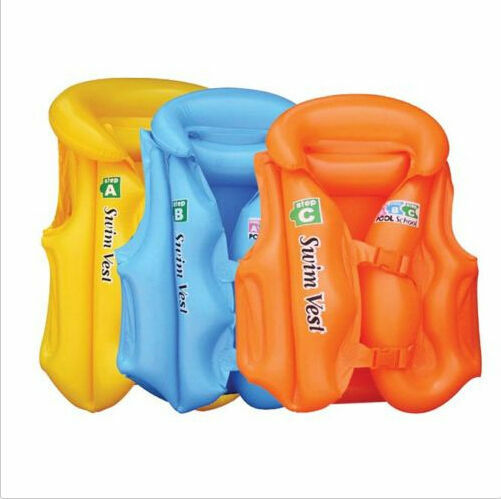 Children Kids Swimming Aid Inflatable Floating Life Jacket Vest Age 1-8 3 COLORS