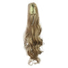 Wig Horsetail Wave Curled Claw Clip