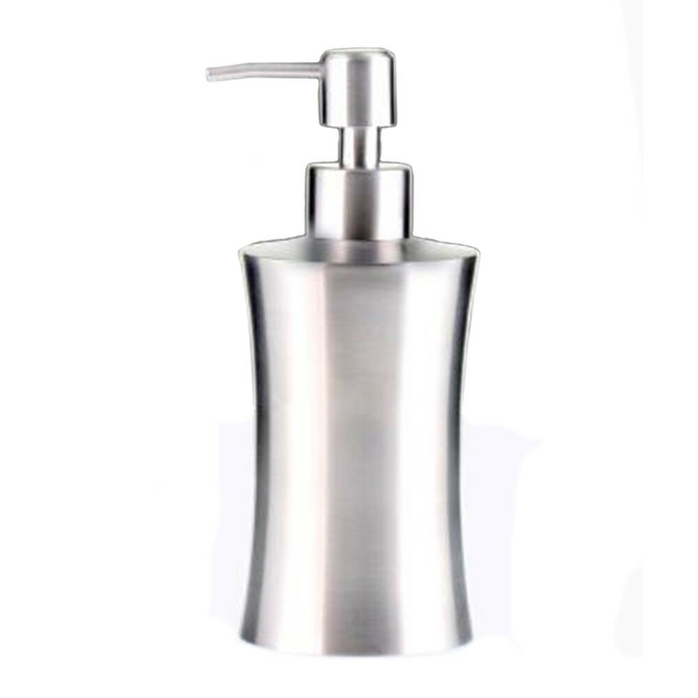 Stainless Steel Hand Sanitizer Liquid Soap Bottle Hotel Club Chamber E