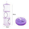New Hanging Polyester Mesh Storage Basket Toys Organizer 3 Compartments
