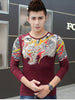 Traditional Chinese Dragon Men Tattoo Shirt Crew neck Long sleeves 100% Cotton