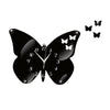 DIY Creative Decoration Butterfly Princess Mirror Quartz Wall Clock