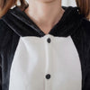 Unisex Erwachsene Schlafanzüge Cosplay Kostüm Tier Einteiler Nachtwäsche Weiß