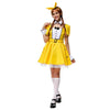 Jaune Moderne Scène Femme Refinement Déguisement Étudiant Kawaii Hôtesse