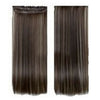 60cm 23.62"  Five clips high temperature wire synthetic Straight hair extension