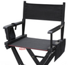 Makeup Artist Tall Director Chair Wood Folding With Side Bag Camping Fishing