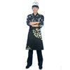 Unisex Sushi chef coat Sleeve Kinomo Japanese Restaurant Uniform Jacket ties up