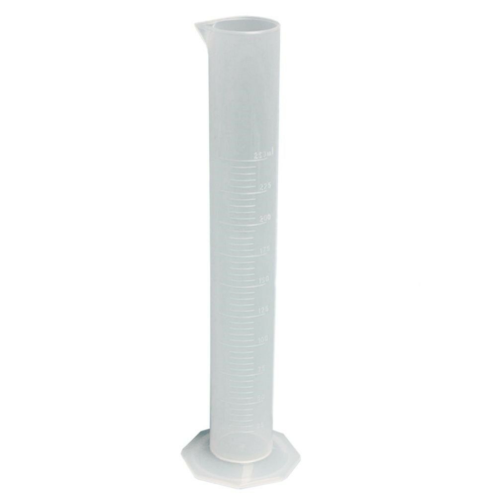 250mL Plastic Home Brew Wine Alcohol Measuring Graduated Cylinder