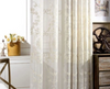 Une Paire 1.8 M 2.7M Romantique Victoria Blanc Coton Lin Rideau