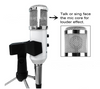 Professionnel USB Microphone à Condensateur Studio Enregistrement Pc avec Stand