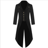 Men's Victorian Steampunk Vintage Asymmetrical Tux Tailcoat Tuxedo