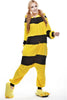 Unisex Adult Pajamas Cosplay Costume Animal one piece sleepwear Suit Bumblebee