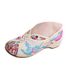 Old Beijing Cloth Embroidered Shoes Colorful Phoenix